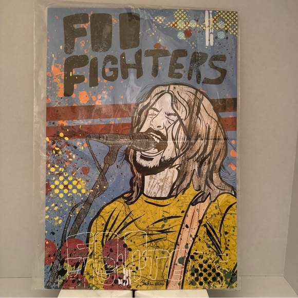 Vintage Foo Fighters Print #15 Of 250 Signed Jackson Washington DC - Picture 1 of 8